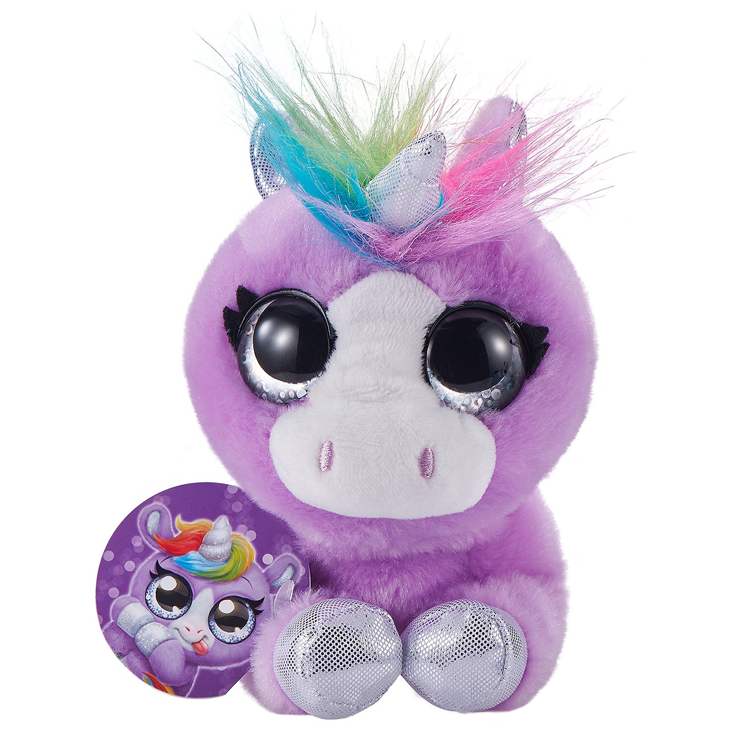 Мягкая игрушка Zuru Единорог фиолетовый с детенышем-сюрпризом