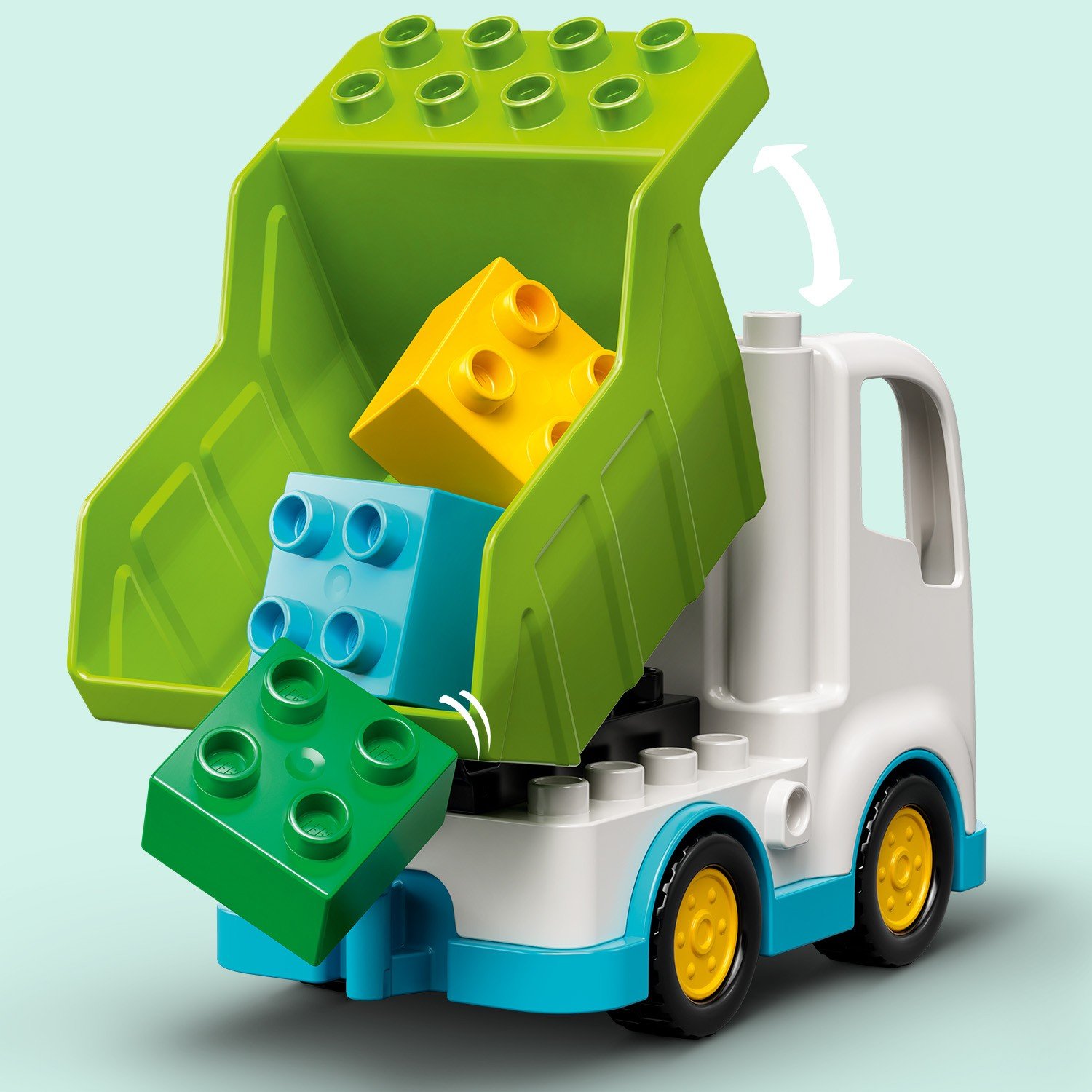 Конструктор LEGO Duplo Town 10945 Мусоровоз и контейнеры для раздельного сбора мусора