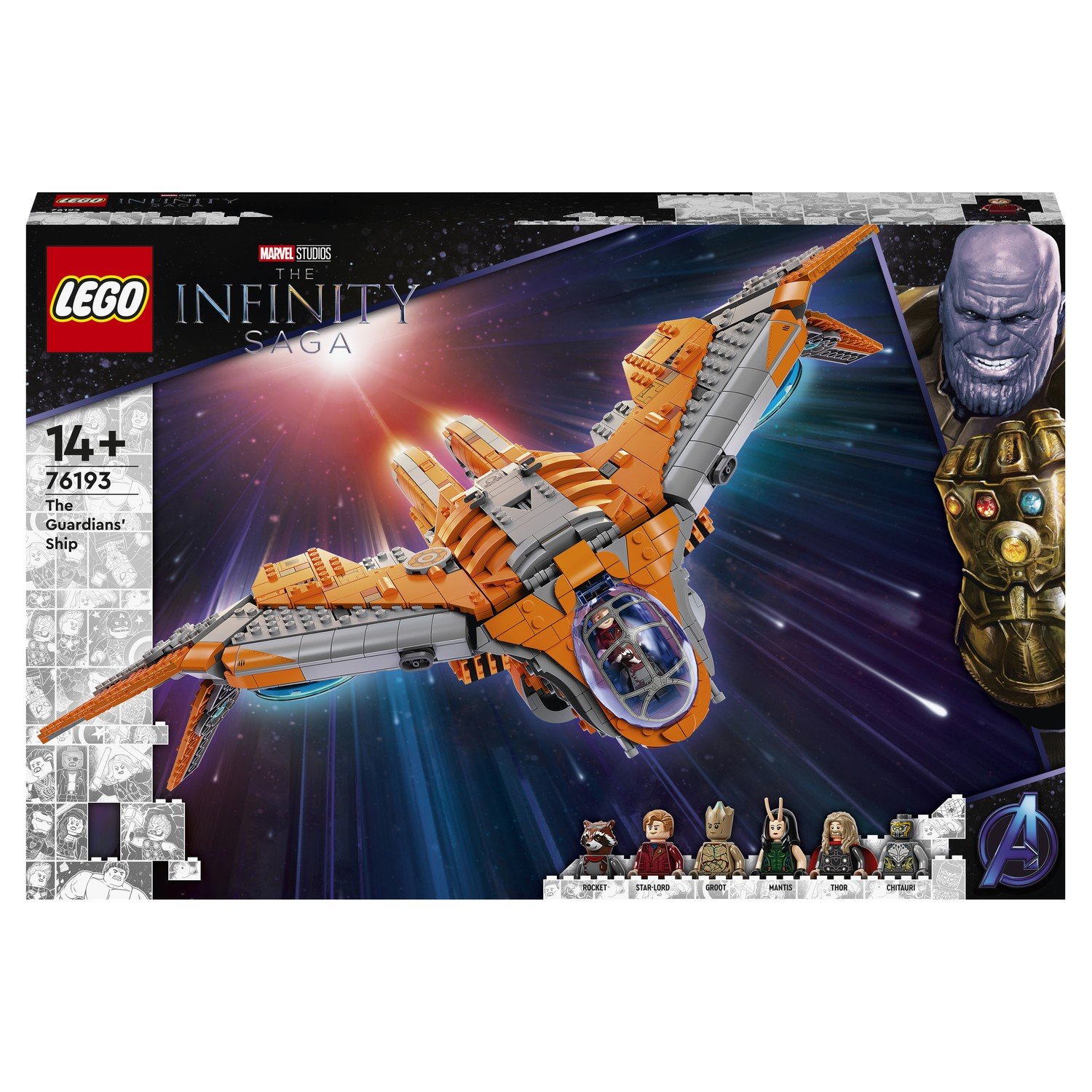 Конструктор LEGO Marvel Avengers Movie 4 76193 Корабль Стражей