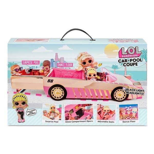 Игровой набор MGA Entertainment LOL Surprise Car-Pool Coupe с куклой, 565222