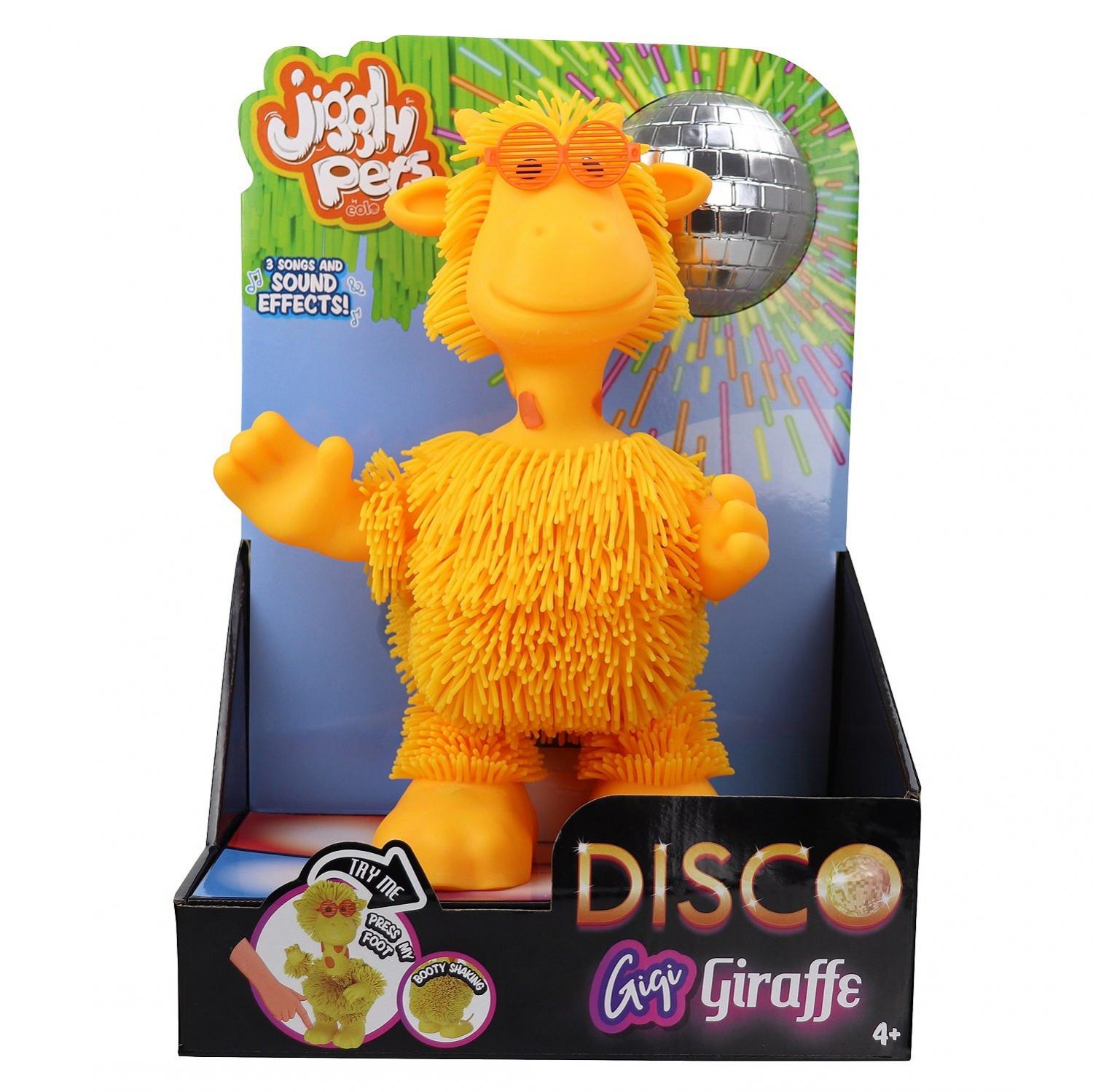 Игрушка Jiggly Pets Жираф Жи-Жи интерактивный Желтый 40399