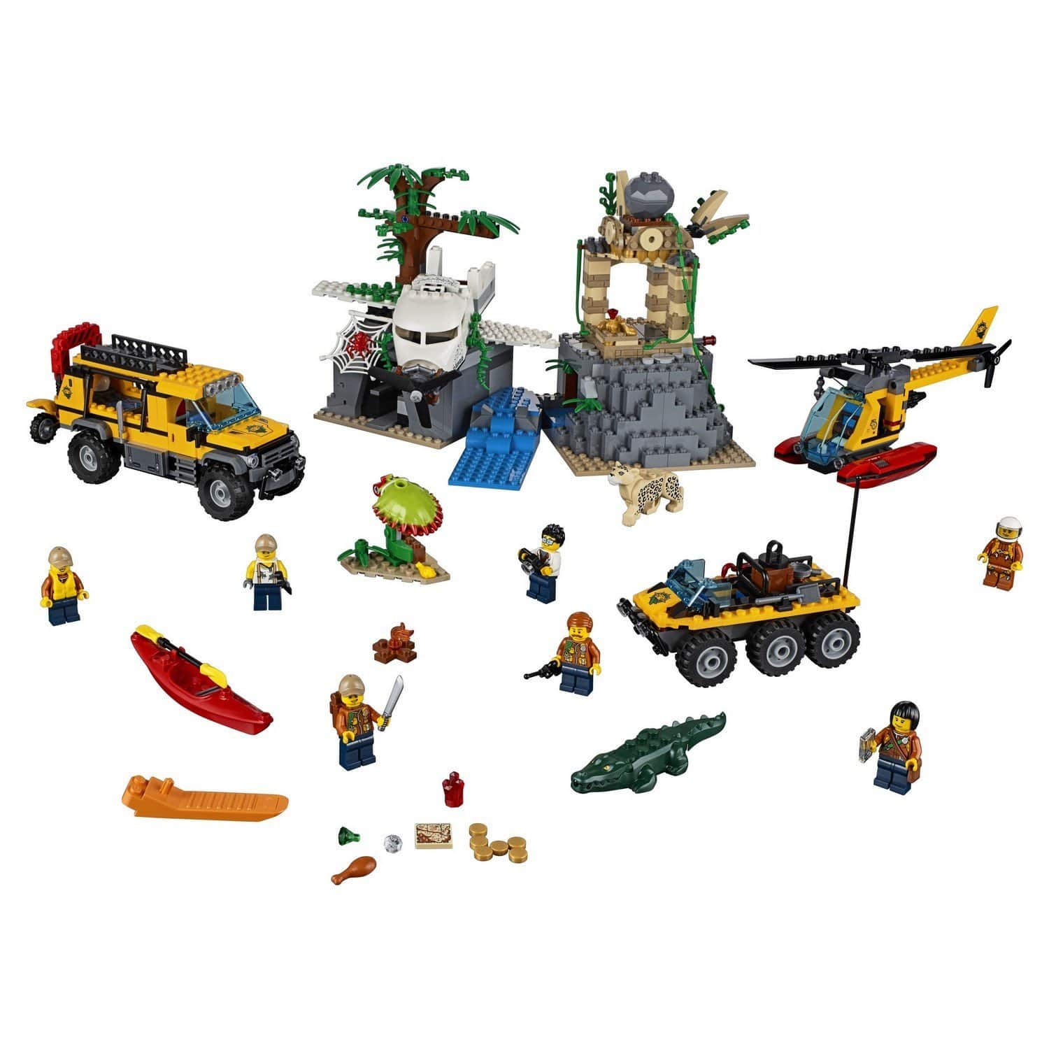 Конструктор LEGO City 60161 База исследователей джунглей