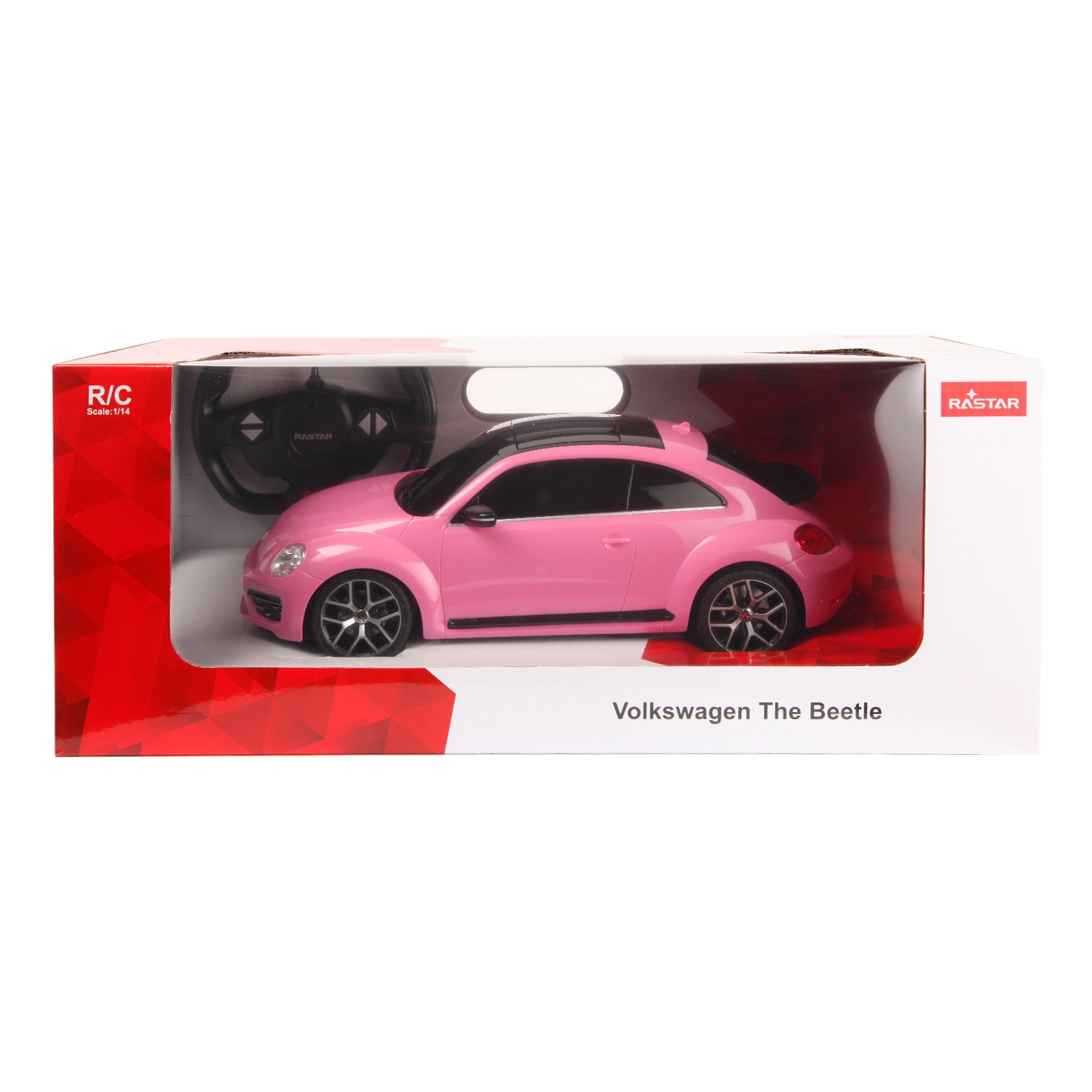 Машина Rastar РУ 1:14 Volkswagen Beetle Розовая 78000