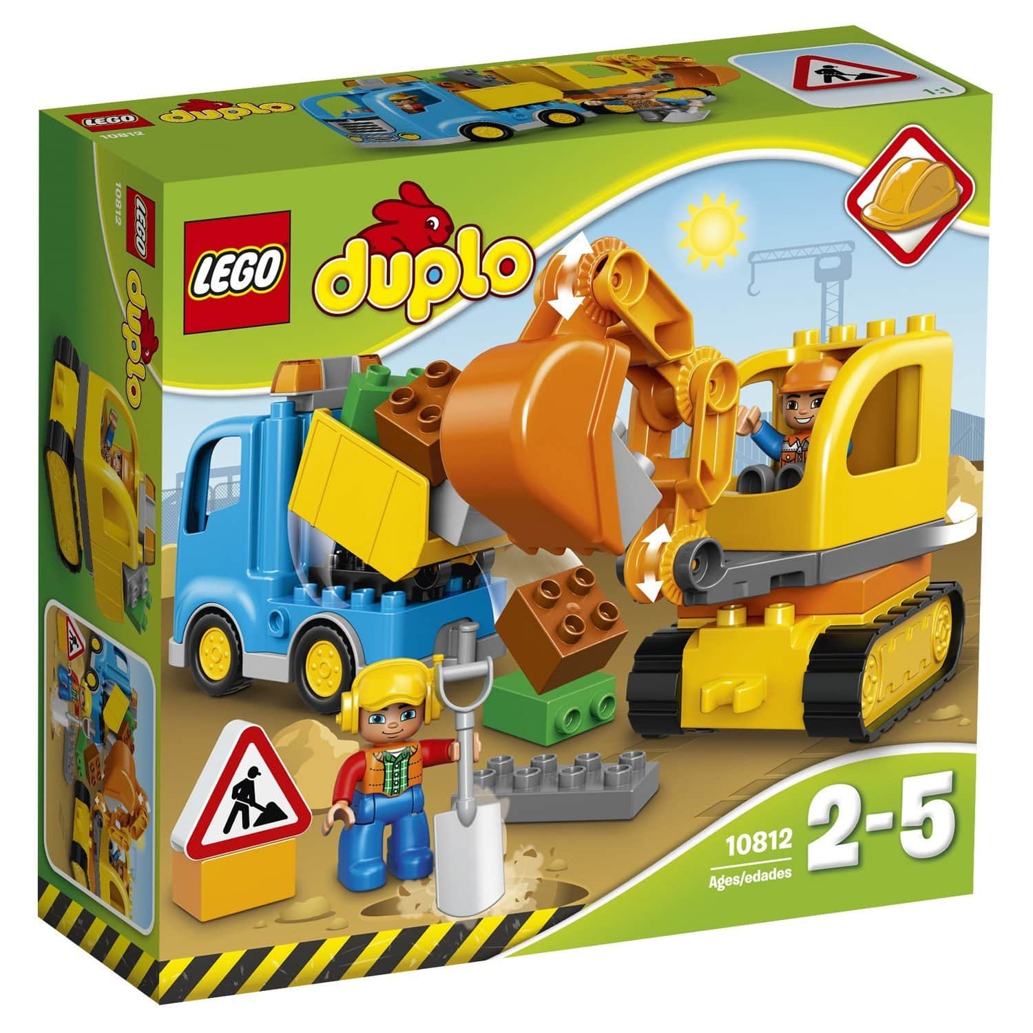 Конструктор LEGO Duplo 10812 Грузовик и гусеничный экскаватор