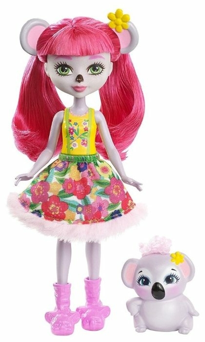 Кукла Enchantimals Карина Коала с любимой зверюшкой, 15 см, FNH24