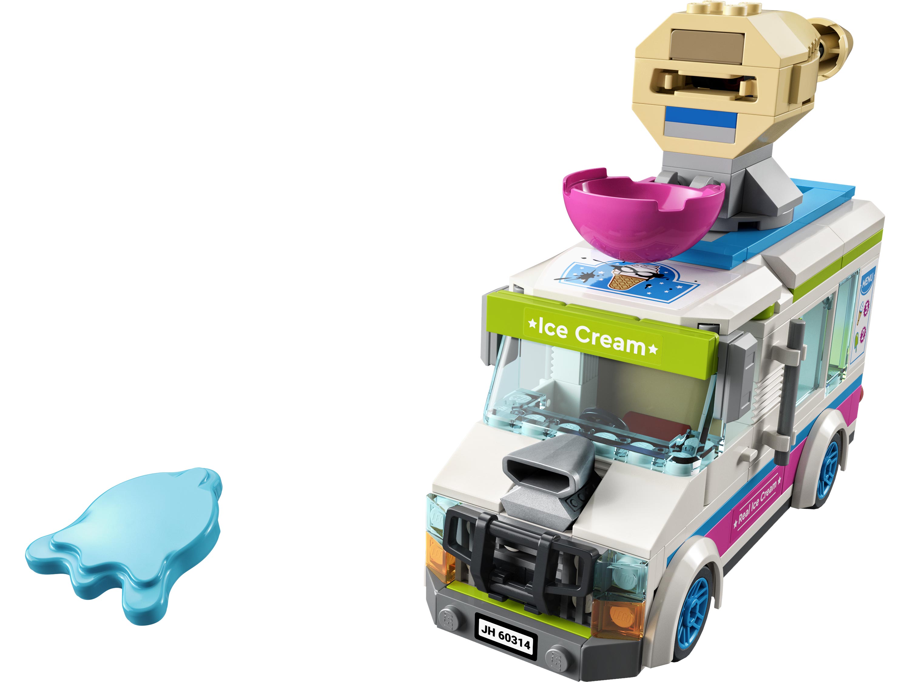 Конструктор LEGO City Police 60314 Погоня полиции за грузовиком с мороженым