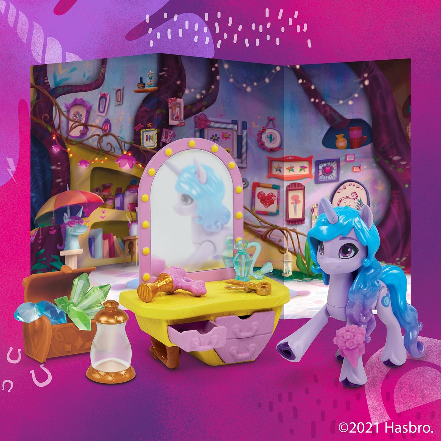 Набор игровой My Little Pony Пони фильм Сияющие сцены Иззи F29355X0