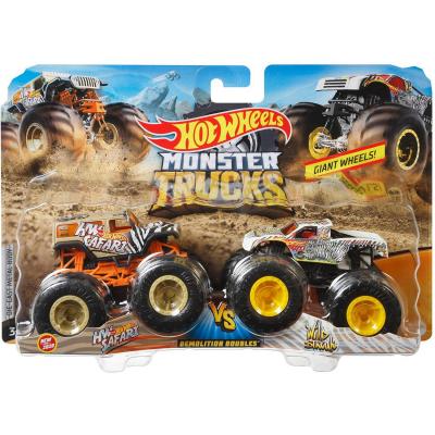 Набор машин Hot Wheels Monster Trucks Safari vs Wild Streak (FYJ64/GJF64) 1:64