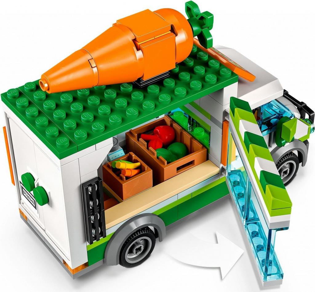Конструктор LEGO City 60345 Фургон для фермерского рынка
