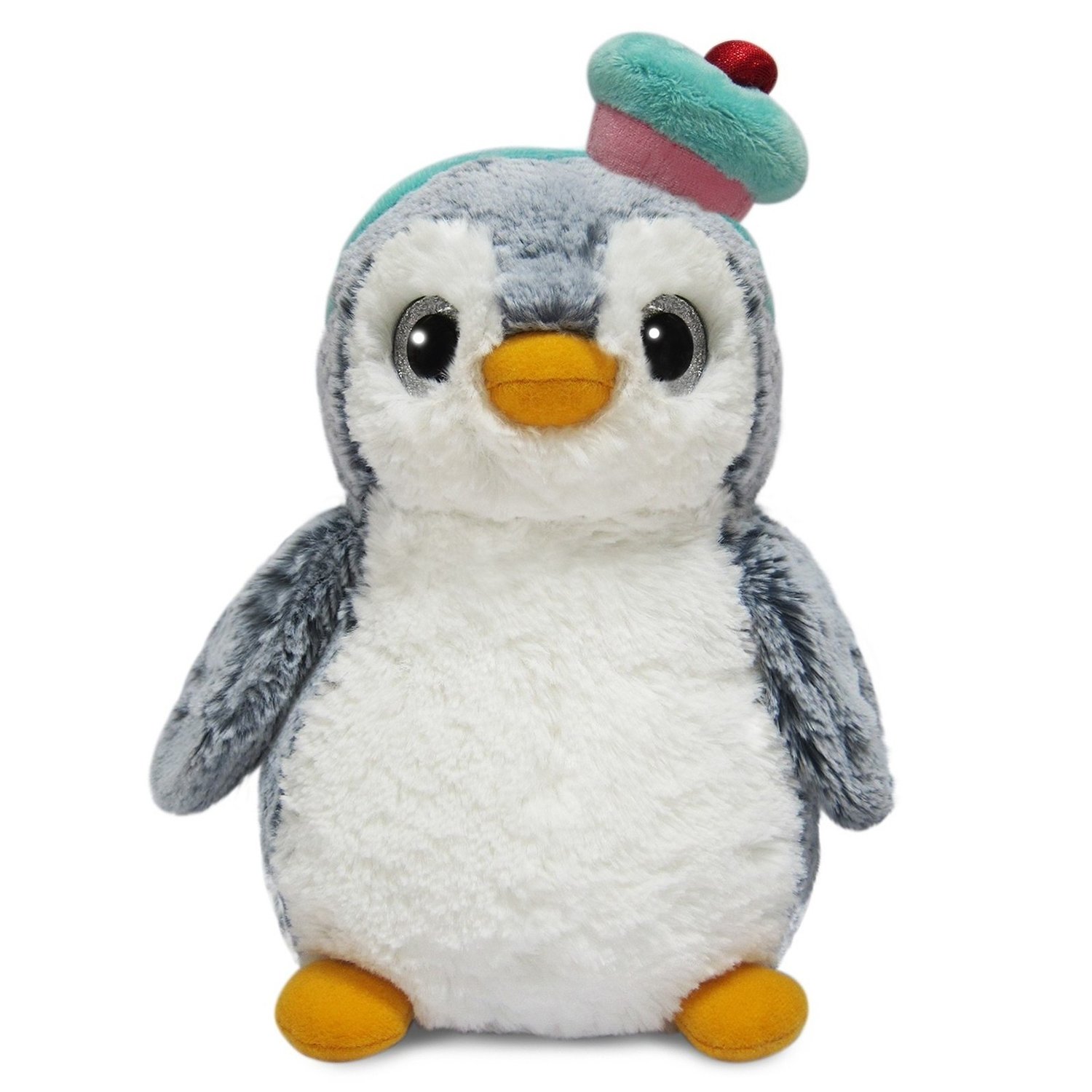 Игрушка мягкая Aurora Пингвин с маффином Мятный 161476P