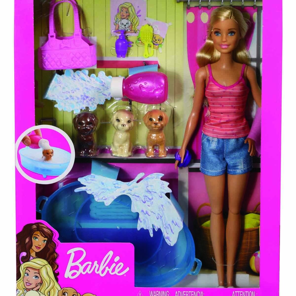 Набор игровой Barbie Купание щенков GDJ37