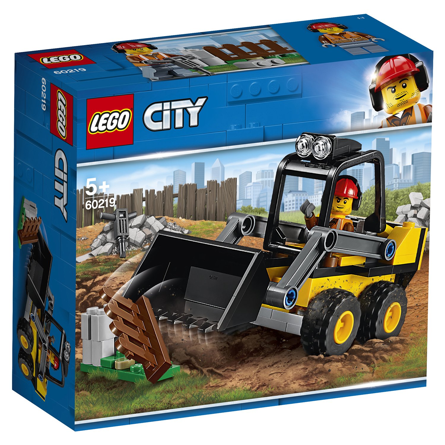Конструктор LEGO City 60219 Строительный погрузчик