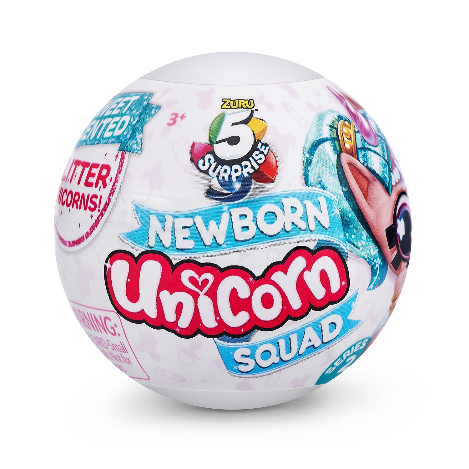Игрушка Zuru 5 surprise Newborn Unicorn squad S5 Шар в непрозрачной упаковке (Сюрприз) 77199GQ2