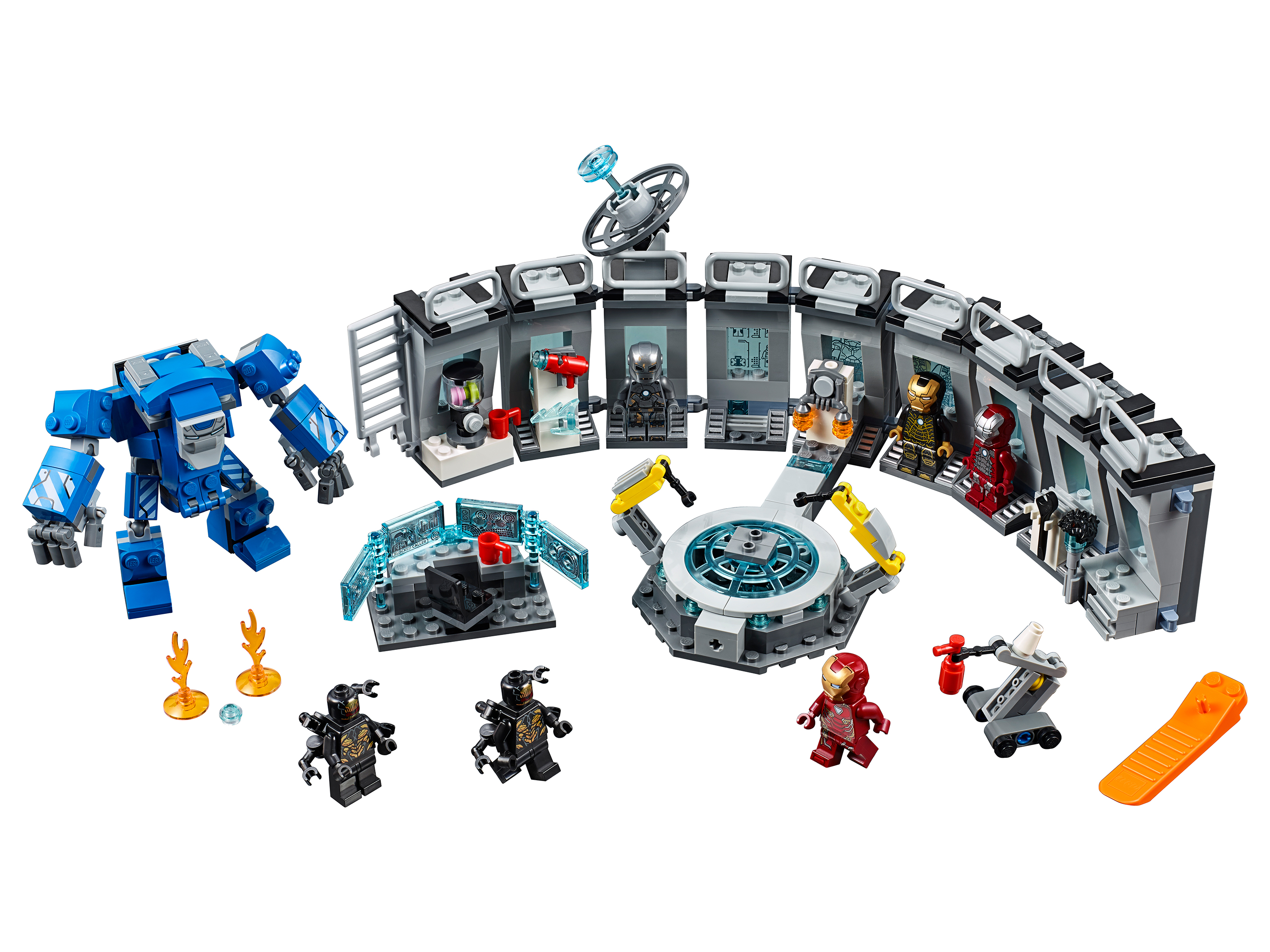 Конструктор LEGO Marvel Super Heroes 76125 Лаборатория Железного человека