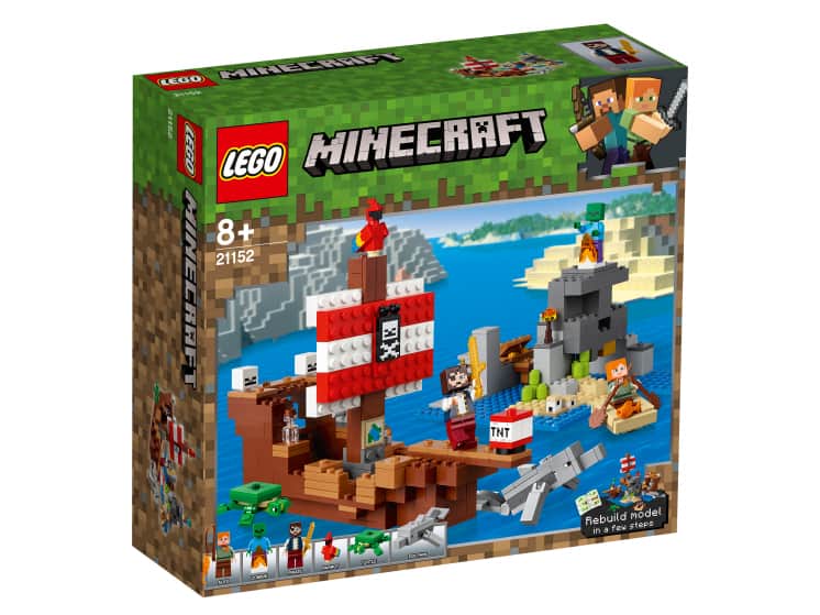 Конструктор LEGO Minecraft 21152 Приключения на пиратском корабле