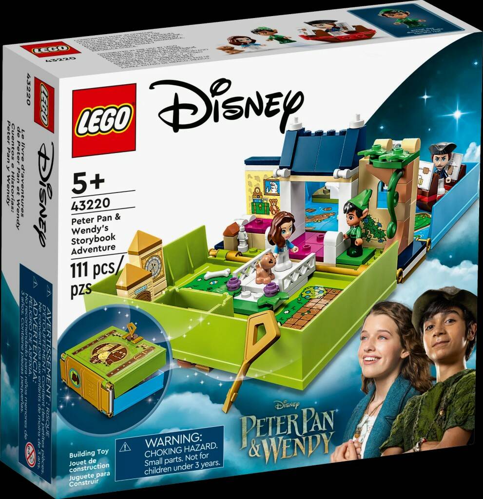 Конструктор LEGO Disney Книга приключений Питера Пена и Венди 43220