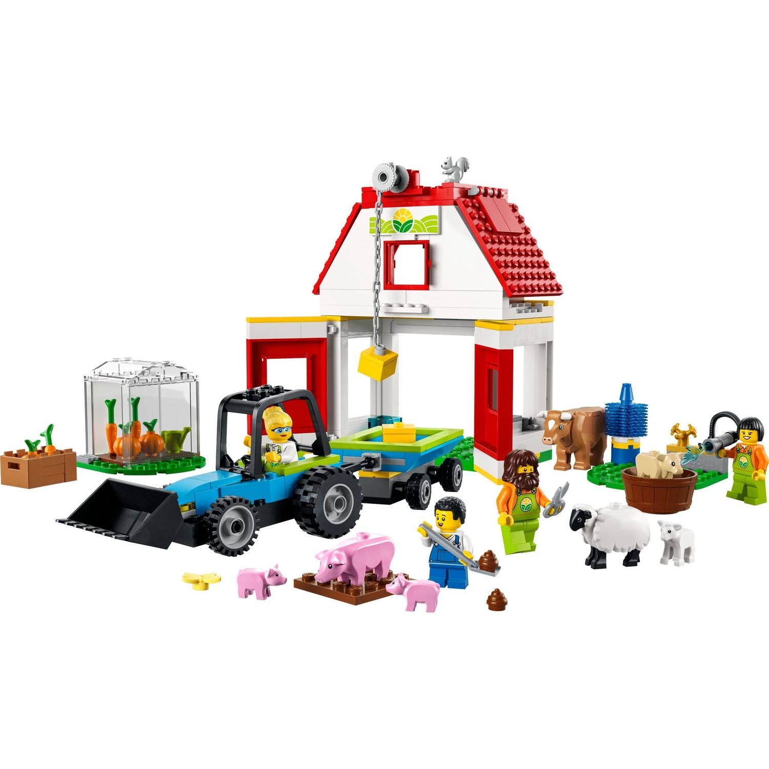 Конструктор LEGO City 60346 Сарай и животные на ферме