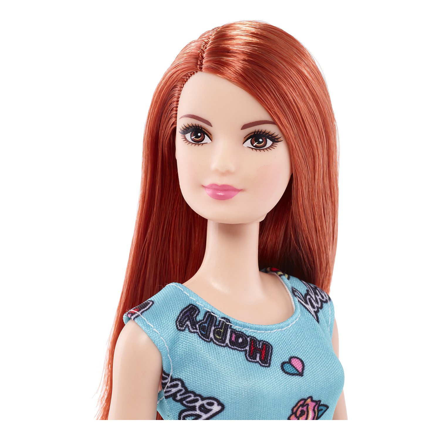 Кукла Barbie в бирюзовом платье с радугой, 29 см, FJF18