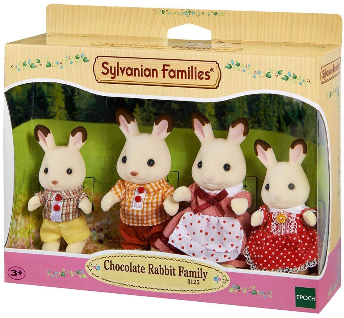 Фигурки Sylvanian Families Семья шоколадных кроликов 3125/4150
