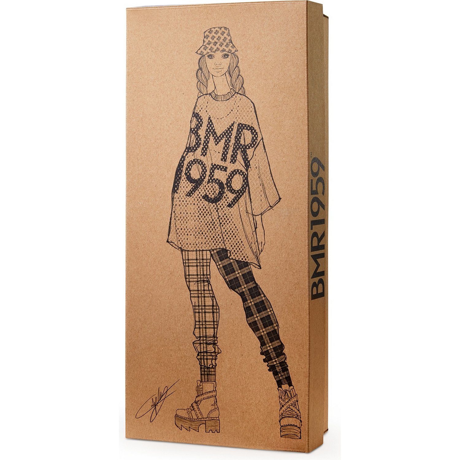 Кукла Barbie BMR1959 коллекционная в клетчатых штанах и панаме GNC48/GPF16