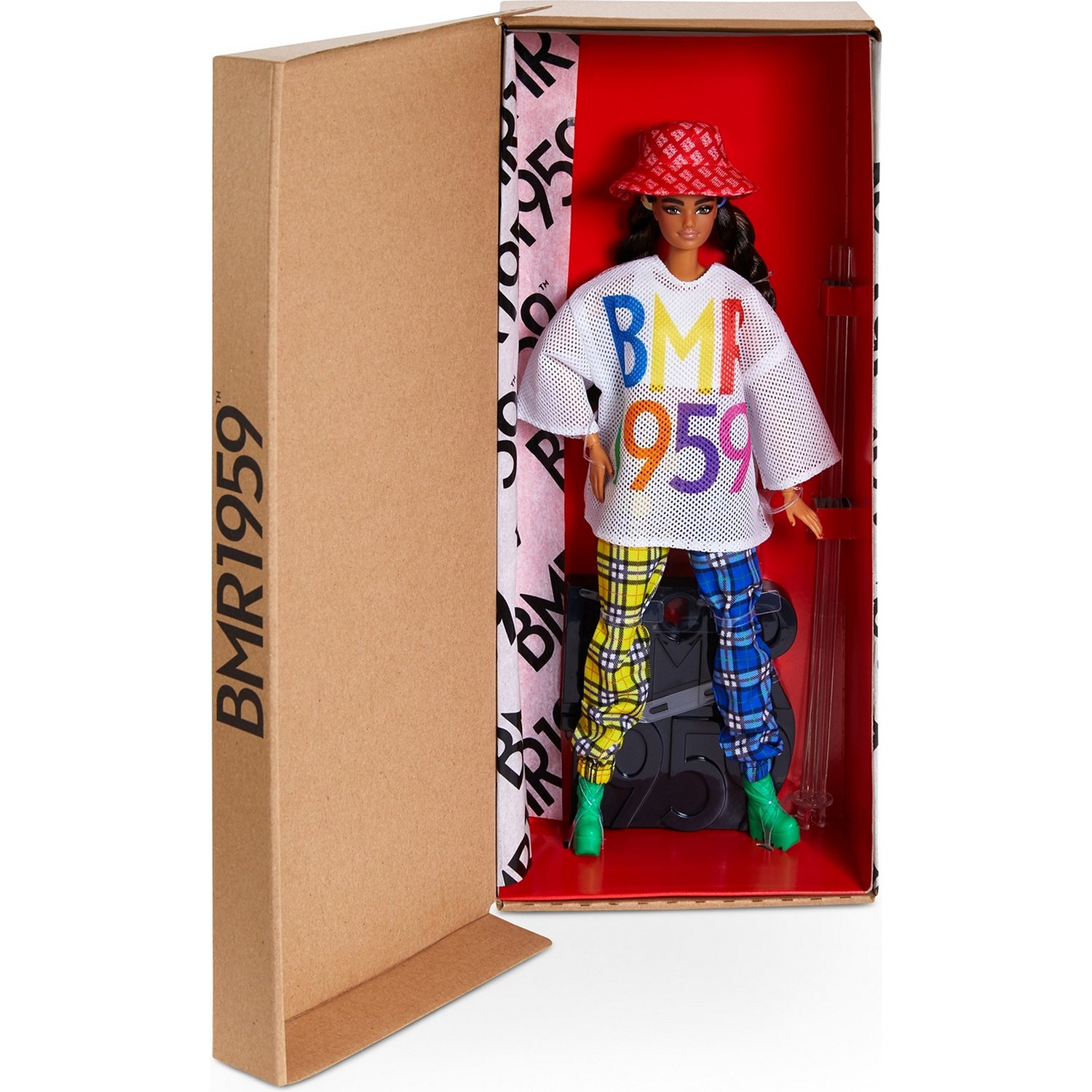 Кукла Barbie BMR1959 коллекционная в клетчатых штанах и панаме GNC48/GPF16