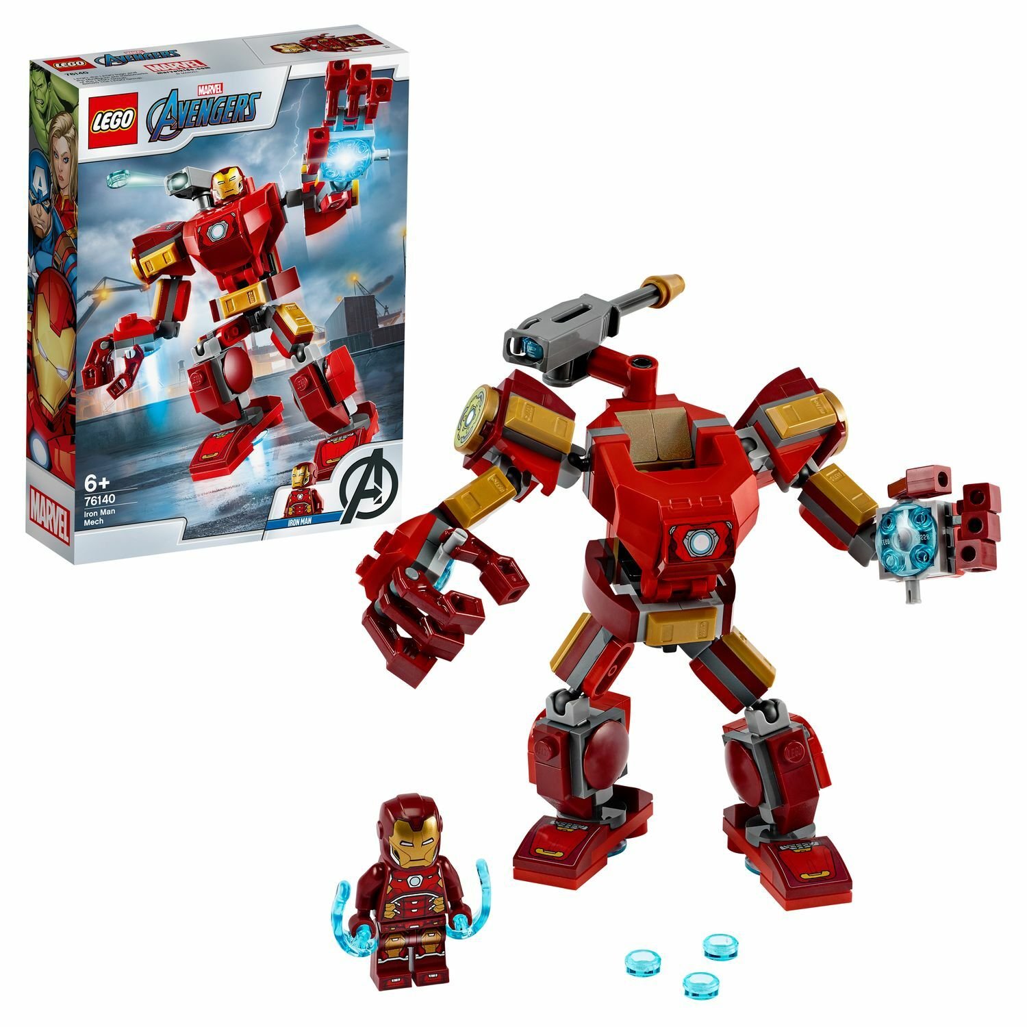 Конструктор LEGO Marvel Super Heroes 76140 Avengers Железный Человек: трансформер