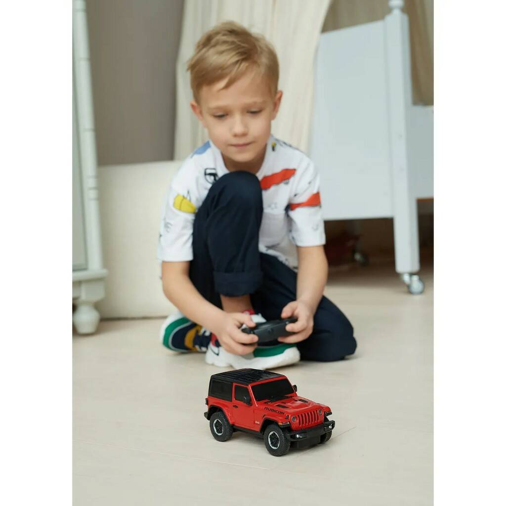 Машина Rastar РУ 1:24 Jeep Wrangler Rubicon Красная 79500-R