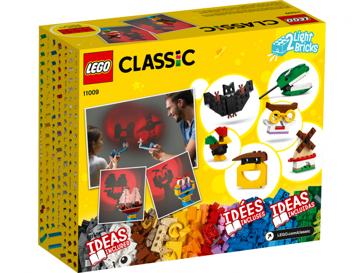 Конструктор LEGO Classic 11009 Кубики и освещение