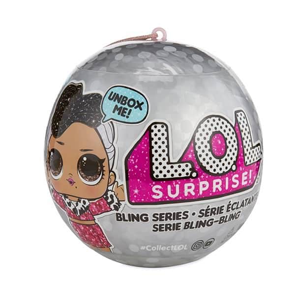 Кукла-сюрприз MGA Entertainment в шаре LOL Surprise Bling Series, 8 см, 556237