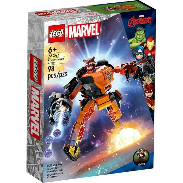Конструктор LEGO Super Heroes 76243 Механическая броня Ракеты