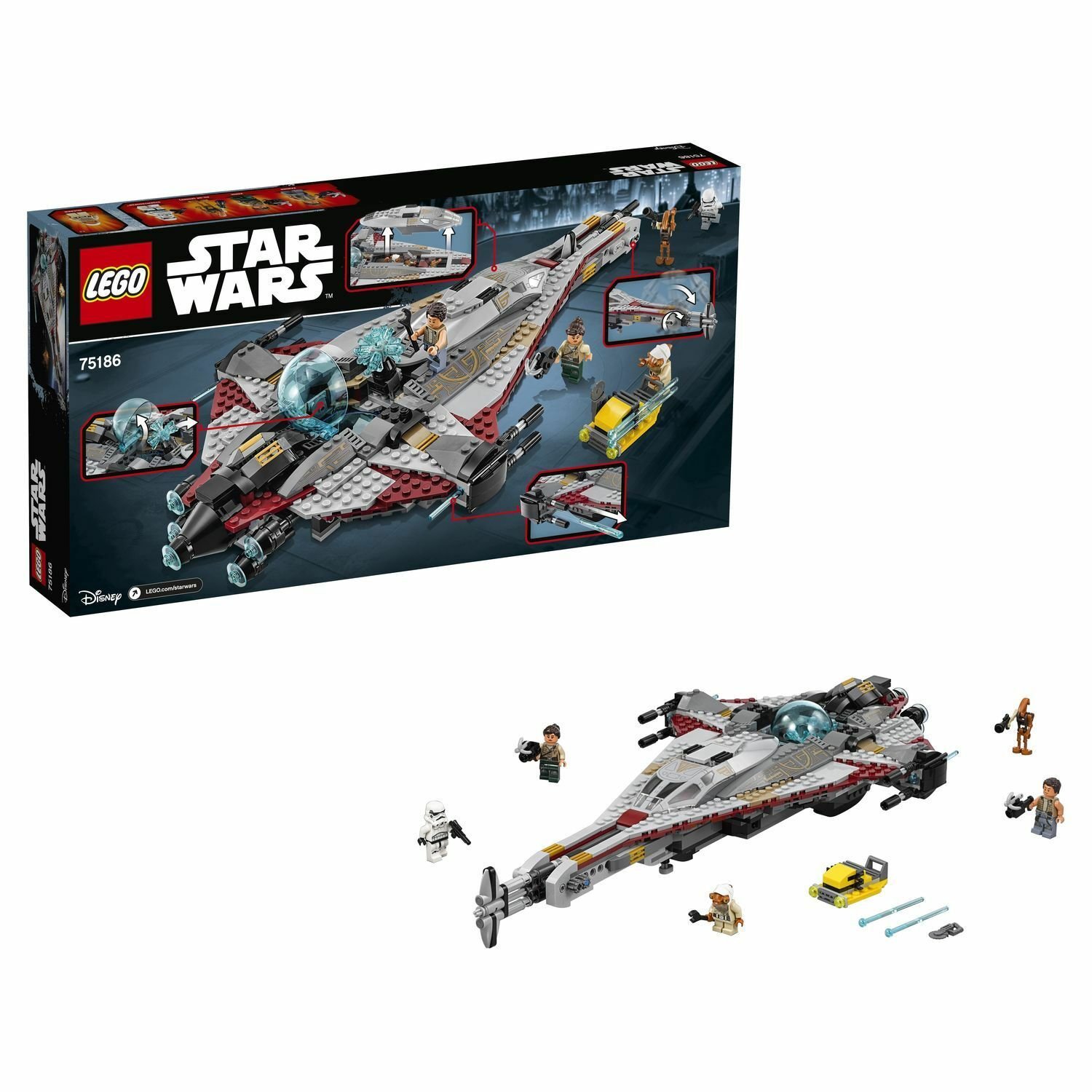 Конструктор LEGO Star Wars 75186 Стрела