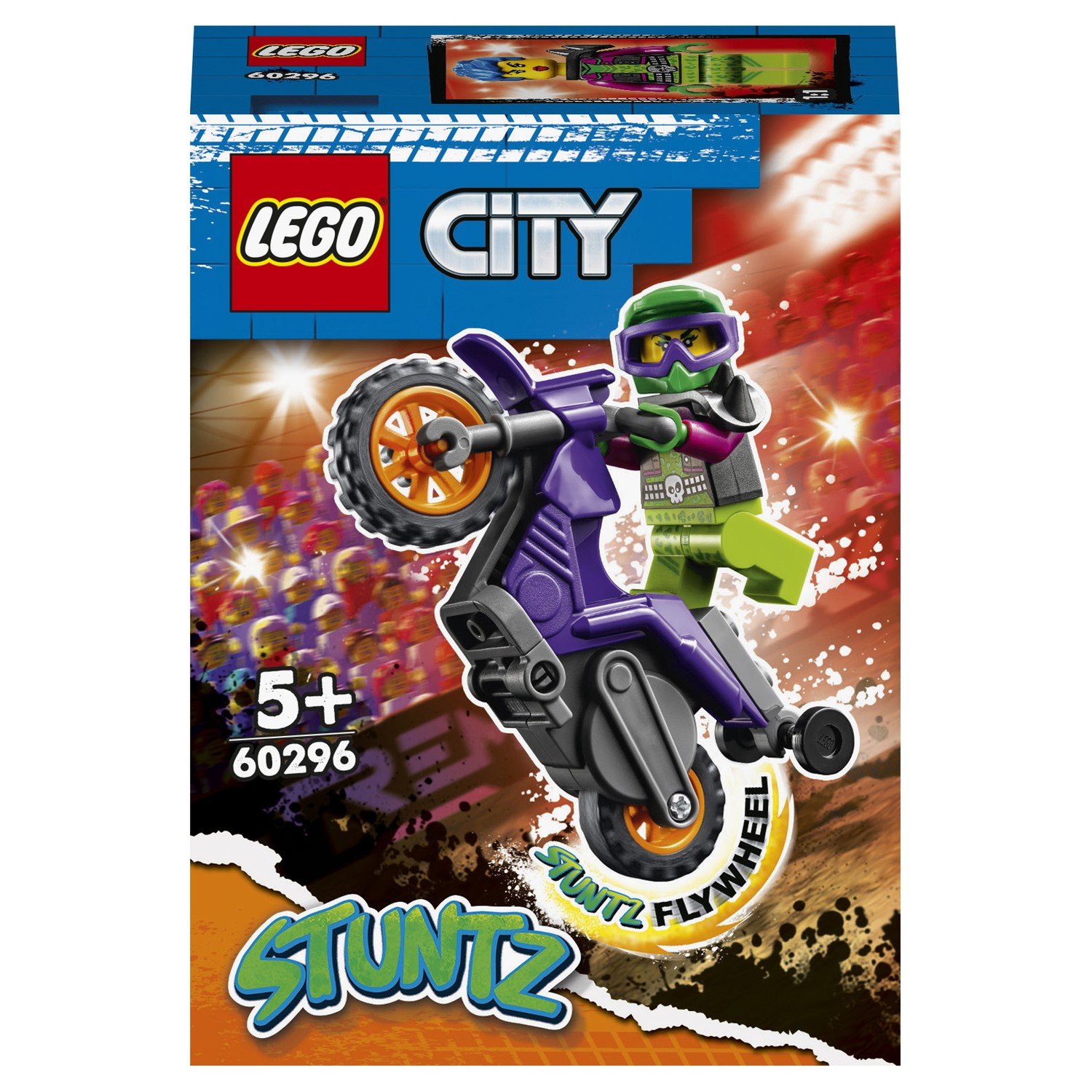 Конструктор Lego City 60296 Акробатический трюковый мотоцикл