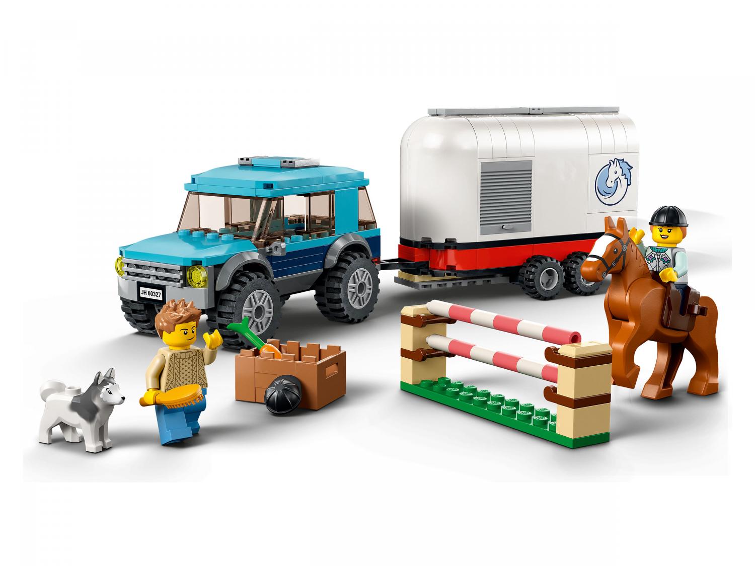 LEGO City 60327 Машина с прицепом для лошади