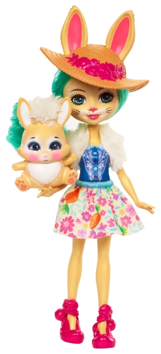 Набор Enchantimals из двух кукол с любимыми зверюшками FDG01