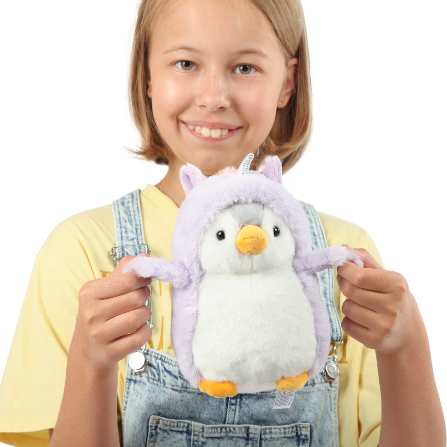 Игрушка мягкая Aurora Пингвин в пижамке единорога 200417H