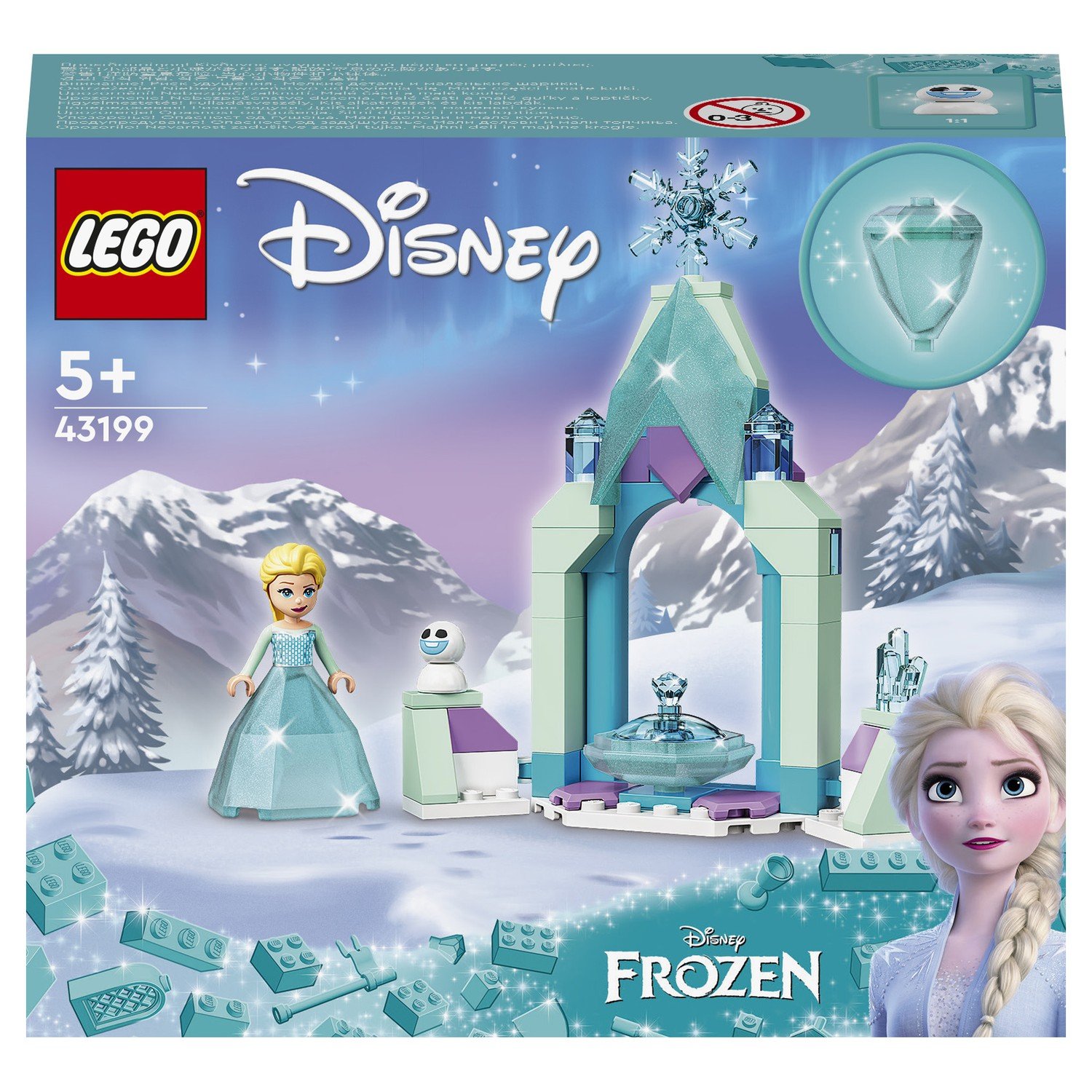 Конструктор LEGO Disney Princess Двор замка Эльзы 43199