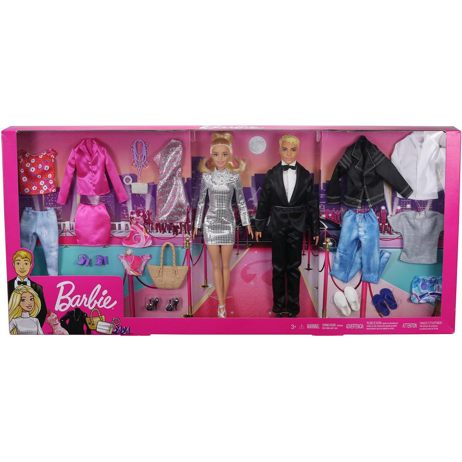 Набор Barbie Куклы с модной одеждой +аксессуарами GHT40