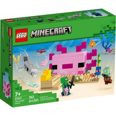 Конструктор Lego Minecraft The Axolotl House 21247