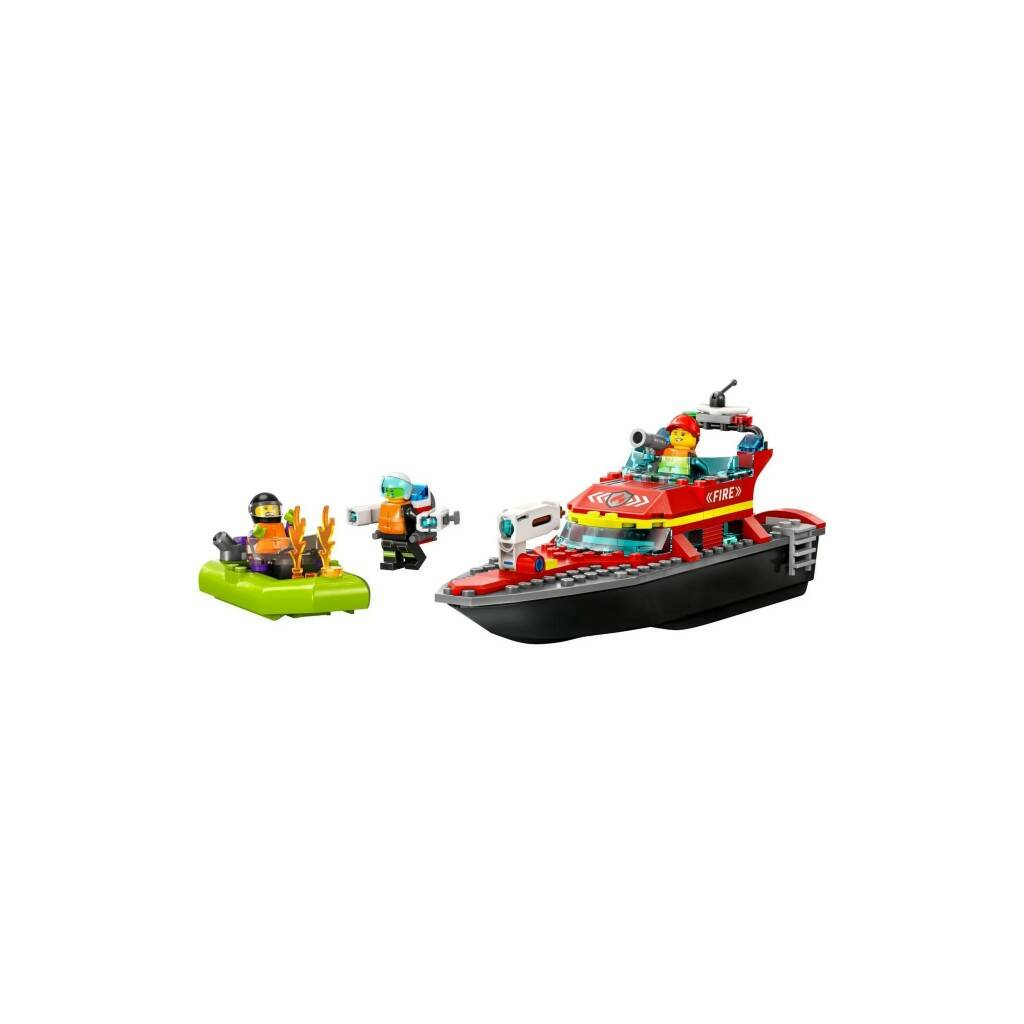 Конструктор LEGO City 60373 Пожарная спасательная лодка
