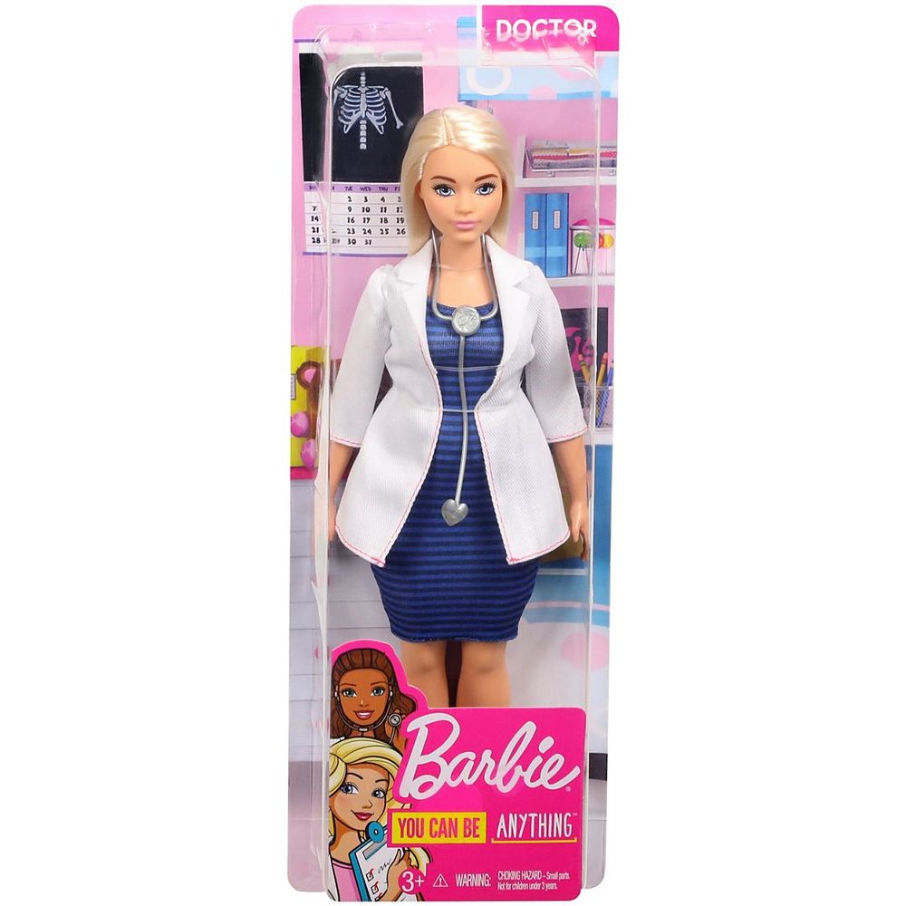 Кукла Barbie Кем быть? Врач, FXP00