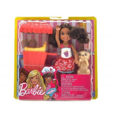Кукла Barbie Челси и щенок, 16 см, FHP68