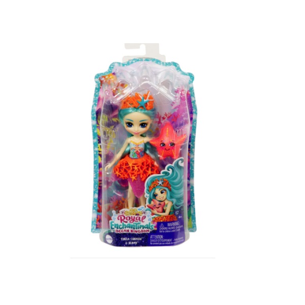 Кукла Enchantimals Стария Морская Звезда с питомцем Бими, HCF69