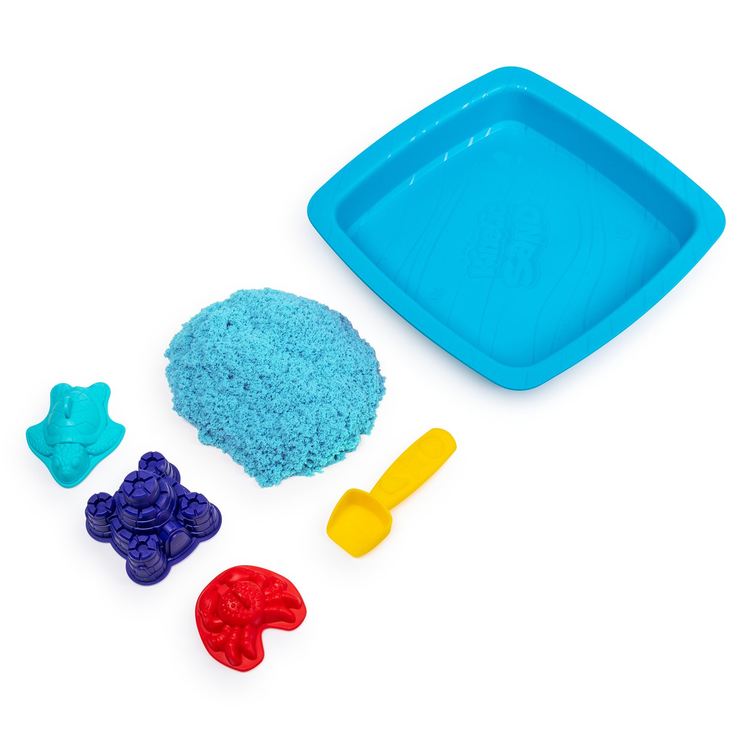 Песок кинетический Kinetic Sand с коробкой и инструментами 454г Blue 6024397/20106636