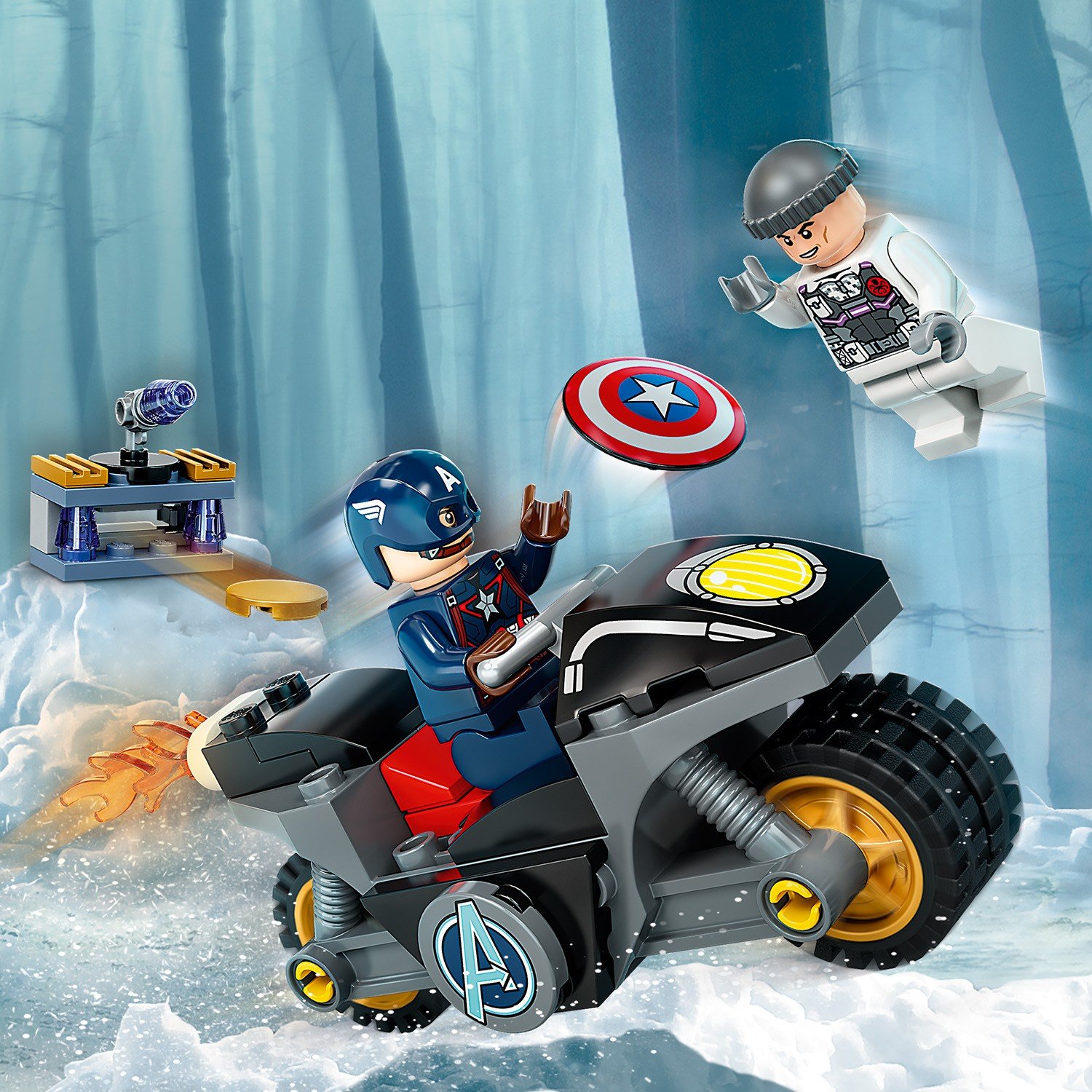 Конструктор LEGO Super Heroes 76189 Битва Капитана Америка с Гидрой