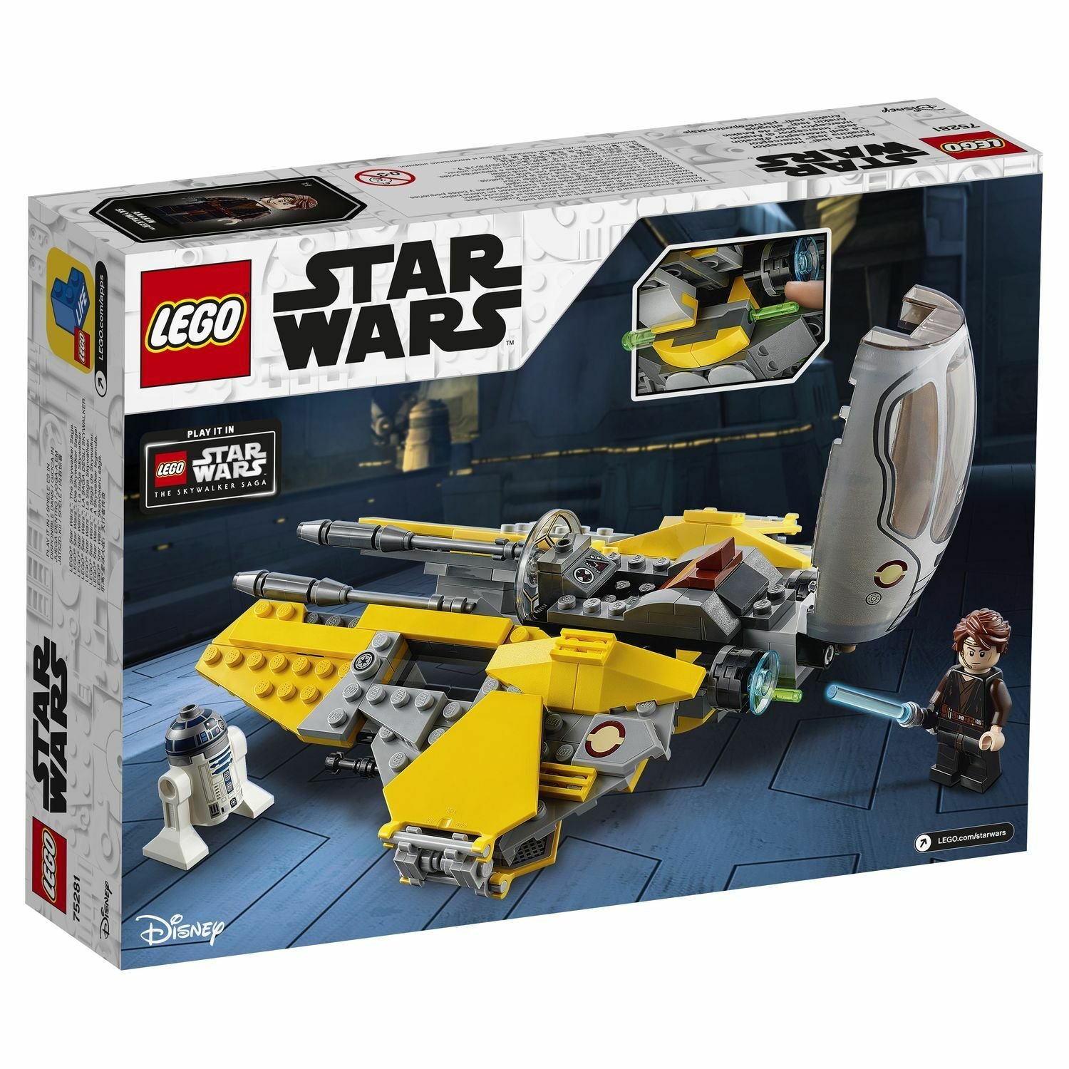 Конструктор LEGO Star Wars 75281 Джедайский перехватчик Энакина