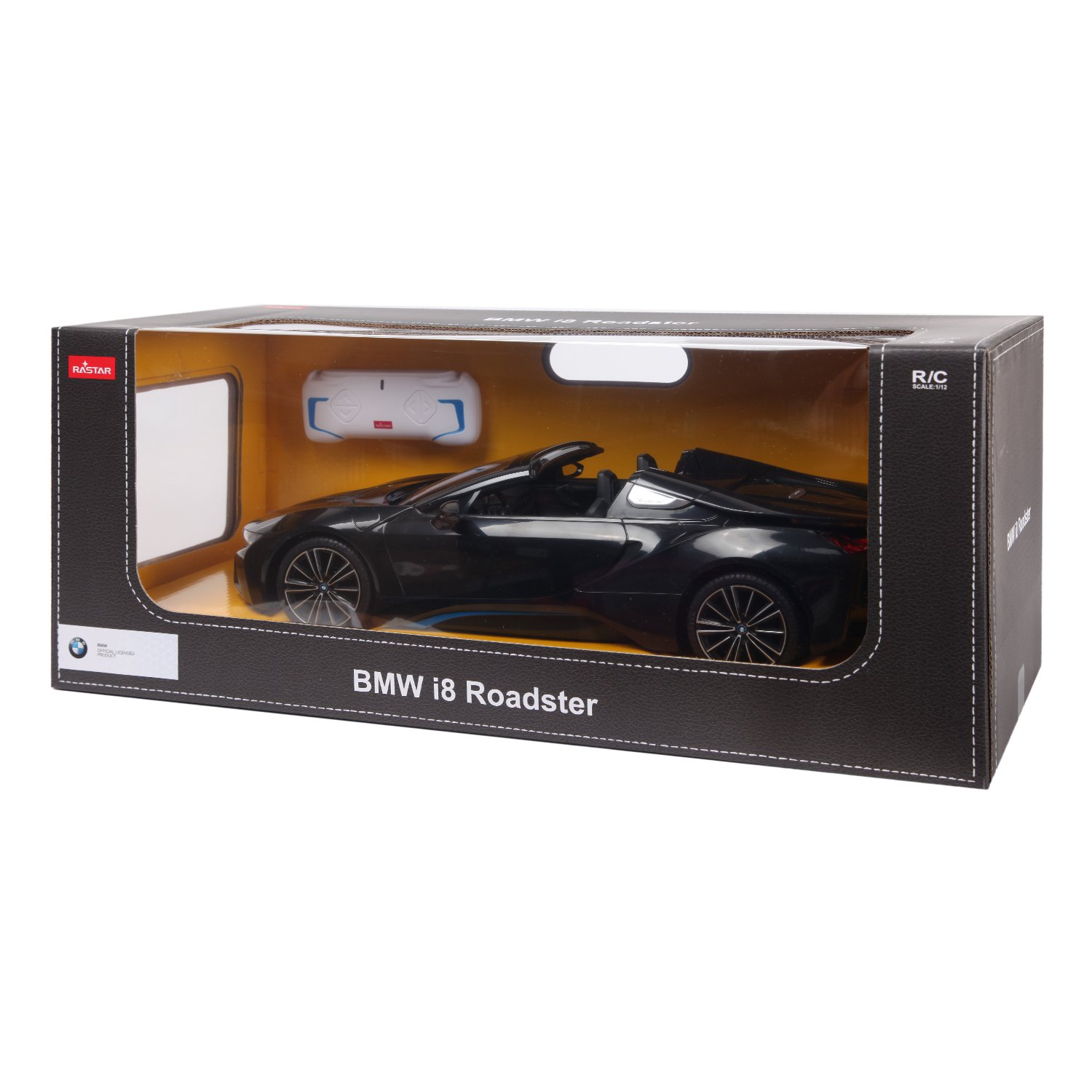 Машина Rastar РУ 1:12 BMW i8 Roadster Черная 95500