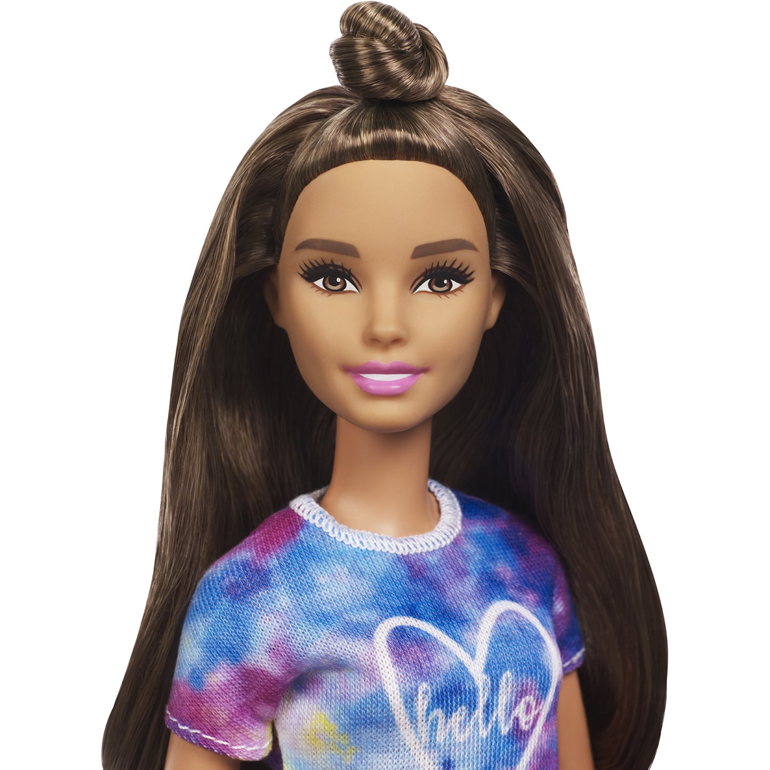 Кукла Barbie Игра с модой Миниатюрная брюнетка, 28 см, FYB31