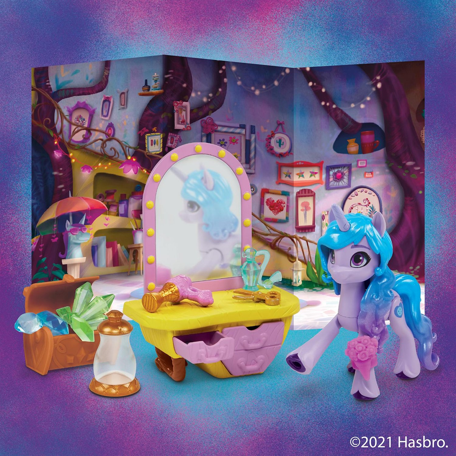 Набор игровой My Little Pony Пони фильм Сияющие сцены Иззи F29355X0