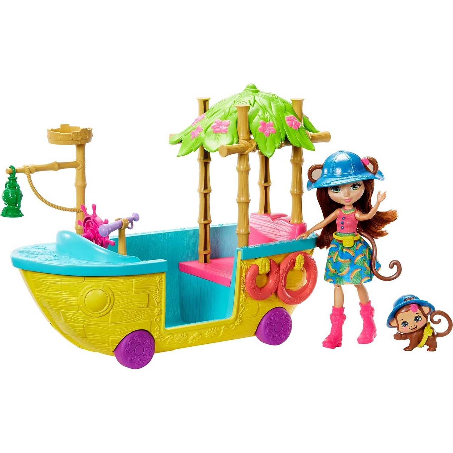 Игровой набор Mattel Enchantimals - Джунгли-лодка GFN58