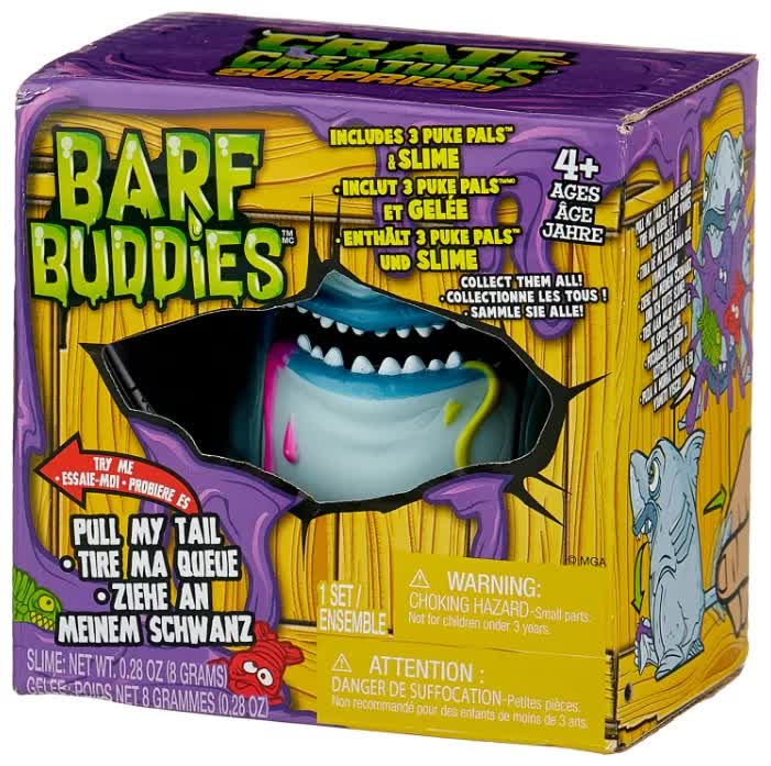 Игровой набор MGA Entertainment Crate Creatures Barf Buddies Кранч 5550634